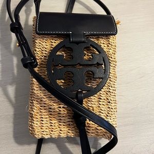 Tory Burch Raffia Miller Crossbody